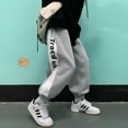 thumbnail image 5 of High Street Side Striped Letter Print Sweatpants Men American Hip Hop Baggy Trousers Autumn Casual Gym Y2K Jogger Hombre Pants, 5 of 6