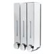 thumbnail image 3 of Shampoo Container, Liquid Press Button Style 3 Compartments Wall Mount Soap Dispenser Electroplating For Bathroom For Toilet ANGGREK Otros, 3 of 8