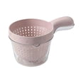 thumbnail image 3 of Kitchen Dual-Layer Draining Basket with Handle, Small Fruit Spinner and Strainer, Mini Colander, Watermelon Bowl Strainer Container for Berries, Vegetables, Fruits, 3 of 5