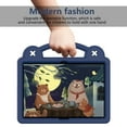 thumbnail image 3 of Kids Friendly Portable Tablet Case for Lenovo Tab M10 TB-X505F/TB-X605F/TB-X705 F/L Case, EVA Foam Cute Pattern with Kickstand Cute Cartoon Shockproof PC Case - Navyblue, 3 of 8