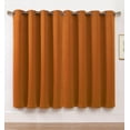 thumbnail image 2 of Neil Blackout Energy Saving Window Curtain Grommet Panels 52 in. W x 90 in. L, Set of 2 Panels - Orange, 2 of 5