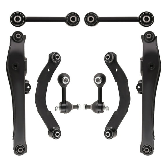 maXpeedingrods 8Pc Rear Suspension Kit for Jeep Patriot/Compass 2007-2009 for Dodge Caliber 2007-2012, Upper Lower Control Arms Kit with Sway Bar Links Lateral Links