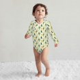 thumbnail image 4 of Xecao Seahorse Print Baby unisex-baby Cotton Long-sleeve Bodysuits-6 Months, 4 of 6