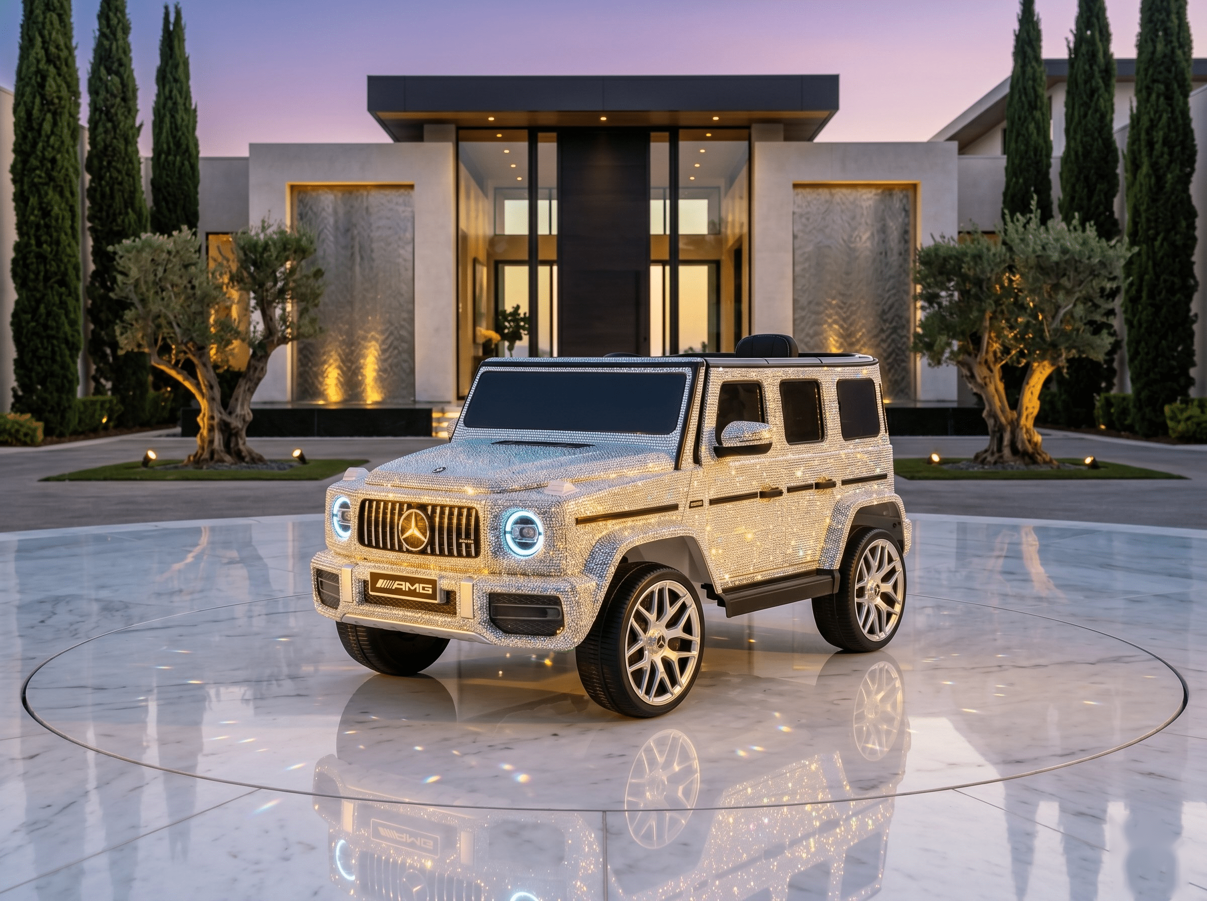 Swarovski® Crystal Mercedes-Benz G63 AMG 12V Best Ride on Cars