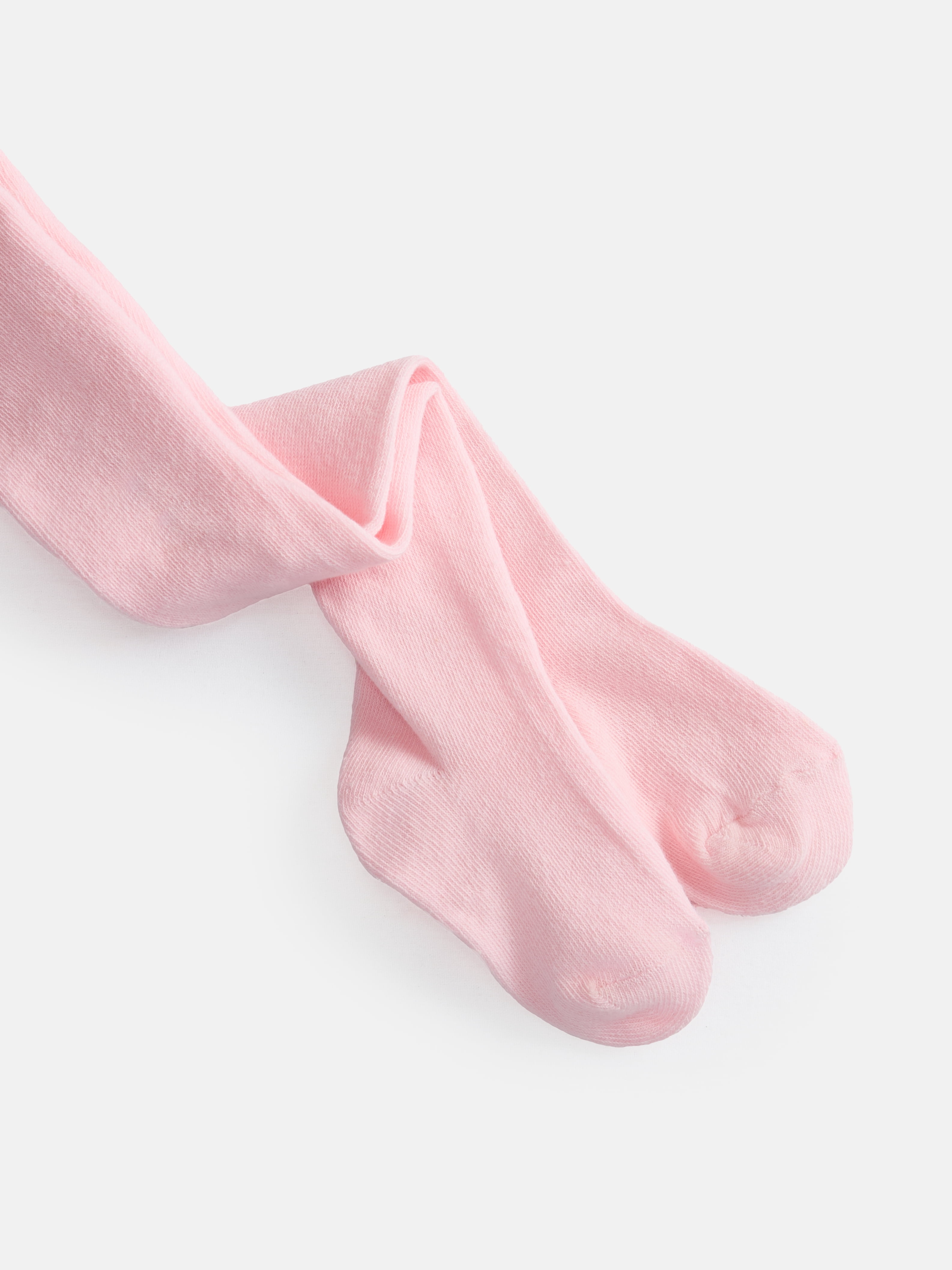 Wonder Nation Baby & Toddler Girls Flat & Ribbed Cotton Tights, 2 Pack, 0M-5T