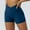 Blue, variant on Sevevn Women's Solid Color High Waisted Hip Elastic Fitness And Sports Tight And Nude Yoga Shorts Pants