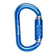 thumbnail image 2 of Mosquetón de Escalada Cola de Aluminio Tipo D 25KN Hardware de Bloqueo Automático Azul, 2 of 8