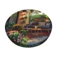 thumbnail image 1 of Balery Charming Garden Patio Fundas de asiento para taburete de bar redondo de tela de terciopelo ajustables que protegen de arañazos y manchas para sillas de 14 a 17 pulgadas.-14 inch, 1 of 7