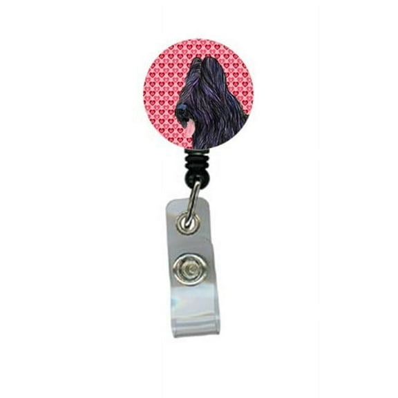 Carolines Treasures SS4489BR Briard Retractable Badge Reel Or Id Holder With Clip