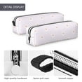 thumbnail image 4 of Haiem Kawaii Cat Paw Print Leather Pencil Case Art Supplies Case Zipper Pencil Pouch Stationery Storage Pencil Bag, 4 of 7