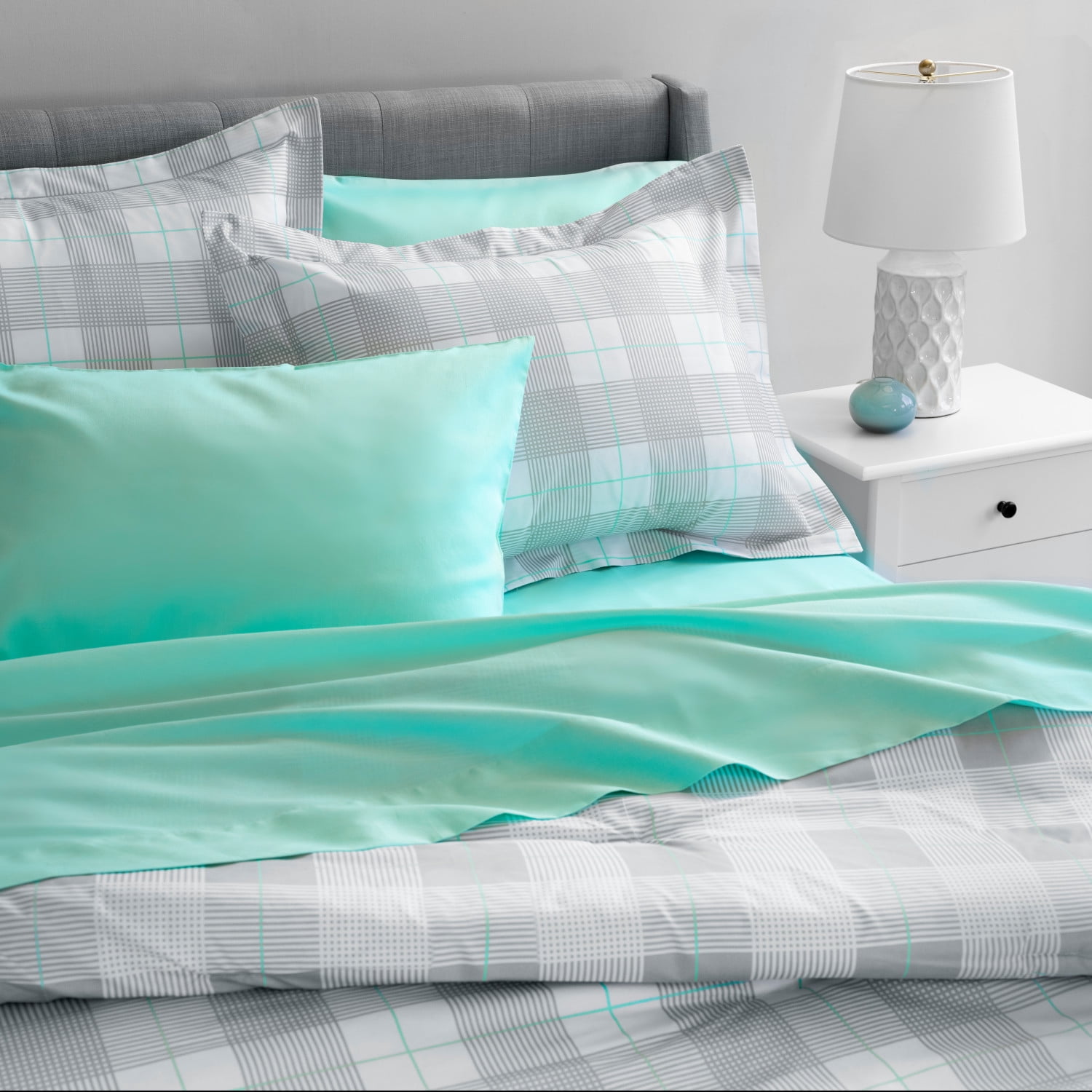 Martha Stewart Everyday 3 Piece Comforter Set - King, Billy Check