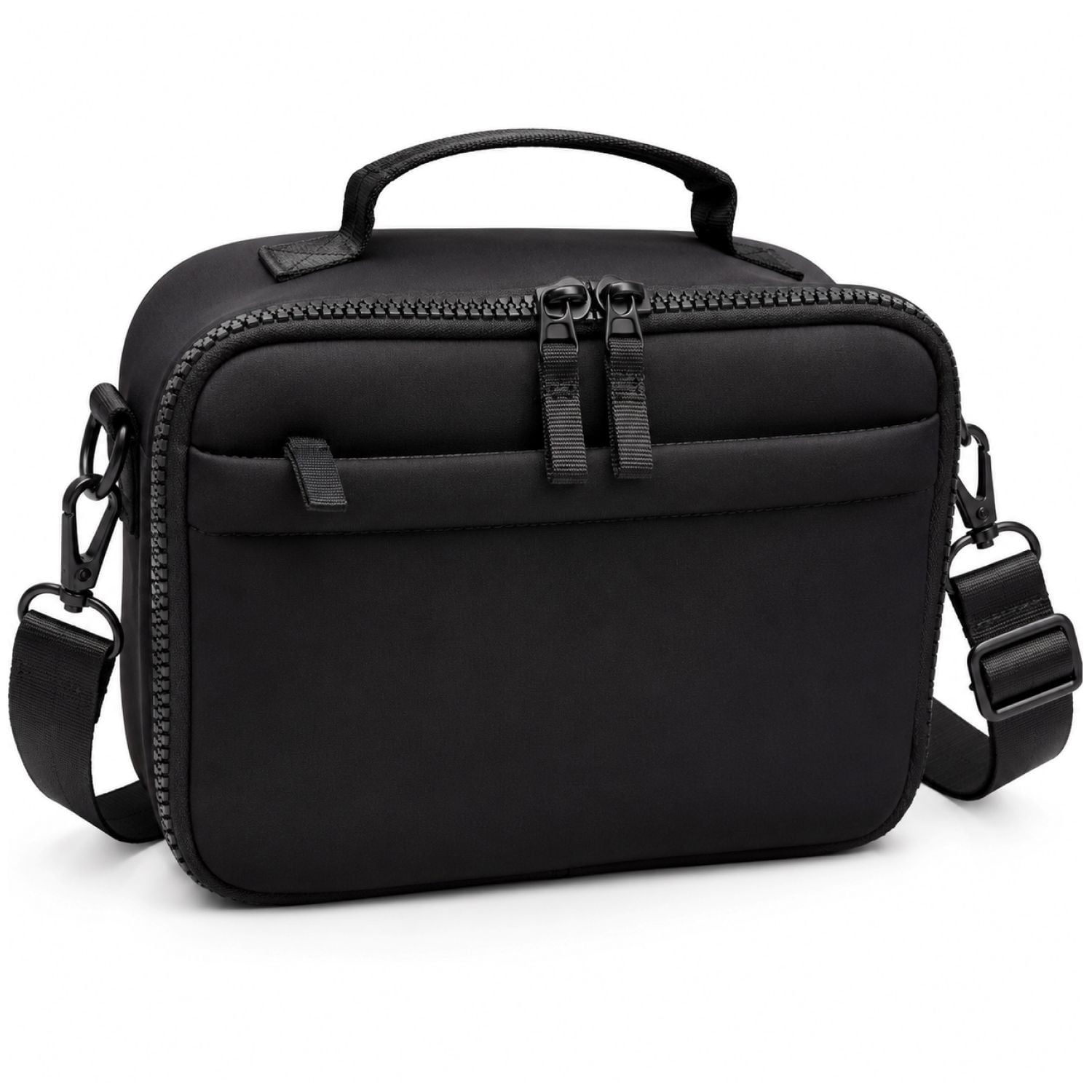 Levana Products Neoprene Insulated Lunch Bag for Kids and Adults, Black, 1.36 qt