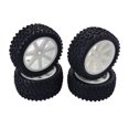 thumbnail image 1 of 2 Unids / Set RC Ruedas De Coche perfke Neumáticos De Llantas Compatibles 1/10 Blanco, 1 of 9