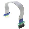 thumbnail image 3 of Pci- Pci-e 1x Riser Ribbon Extender Flex Relocate Cable Silver, 3 of 5