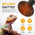 thumbnail image 3 of Lámpara de calor para reptiles HealSmart con emisor de calor de cerámica de 75 W, paquete de 2, 3 of 5