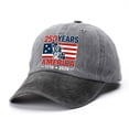 thumbnail image 3 of Gsakboxl Unisex Independence Day Printed Casual Cowboy Baseball Cap Adjustable Sun Hat for 4th of July Daily Outdoor Baseball Cap O A, 3 of 3