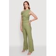 thumbnail image 2 of Women's Textured Knit Straight Leg Pants, 2 of 4