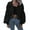Black, variant on Jackets for Women, Womens Fashion Corduroy Jacket Lapel Solid Color Long Sleeve Cropped Jacket Zip Coat Bomber Jacket Women, Black Jackets Women S