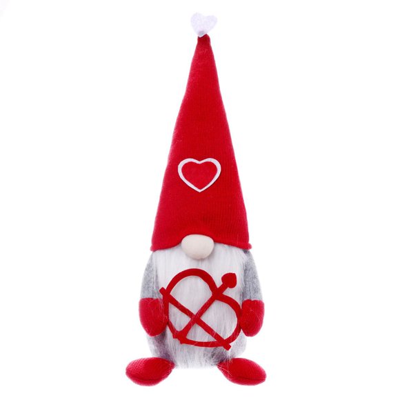 goowrom Valentine's Day Doll Decoration Creative Cupid Braid Love/Beard Bow Arrow Pointed Hat Faceless Doll Ornaments