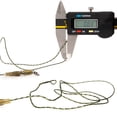thumbnail image 2 of Graflsoa Rubber Clip Fishing Rig with Leadcore, ABS, and Copper Components, 60cm Length, 10g-12g Weight, Includes 2 Rigs (Type 1/2/3 Optional), 2 of 6