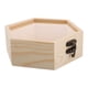 thumbnail image 5 of Caja de madera con tapa abatible, caja de madera sin terminar para guardar recuerdos con tapa de cristal, joyero de madera para decoración de bodas y hogar., 5 of 7