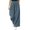 Navy, variant on Tqcoqu Women's Corduroy Wide Leg Pants, Elastic High Waist Loose Casual Long Trousers with Side Pockets