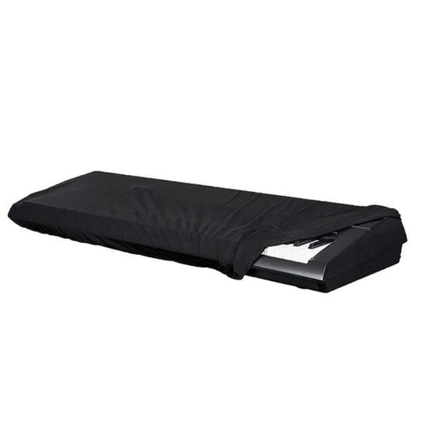 Wosthever Tamaño de la cubierta del teclado de tela Oxford Premium disponible para la cubierta del teclado de 88 teclas para regalo de 88 teclas Accesorios para instrumentos musicales Negro 98*42*19cm