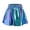 Blue, variant on TiaoBug Kids Girls Sparkle Metallic Skirt Flared Pleated A-Line Mini Skater Ballet Jazz Dance Skirt Light Purple 13-14