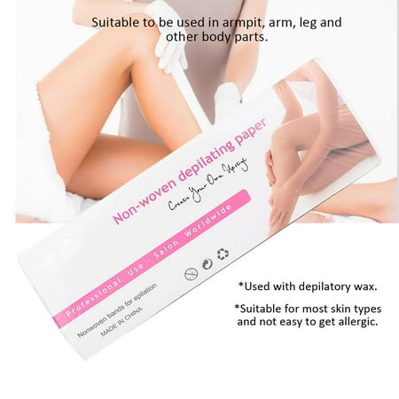 Qiilu 100sheets Bag Leg Arm Armpit Hair Removal Depilatory
