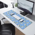 thumbnail image 2 of Long Mouse Pads for Desk,Blue Cartoon Unicorn Cloud Pattern Desk Mats on Top Of Desks, Desk Mouse Pad Extra Large with 3mm Non-Slip Base and Stitched Edge for Gaming,Office,Work,Home 31.5"x11.8", 2 of 6