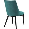 thumbnail image 3 of Home Square 2 Piece Fabric Upholstered Dining Side Chair Set in Teal Blue, 3 of 5