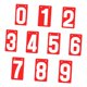 thumbnail image 5 of Mareador de puntaje Sports SporeToard, Números 0-9, tarjetas de flip de puntaje manual, puntaje de fútbol con tarjetas de número de fútbol tenis bola rojo, 5 of 8