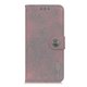 thumbnail image 2 of Funda de piel con textura de piel de vaca para Motorola Moto G22, color rosa, 2 of 5