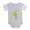 Heather Gray, variant on CafePress - Dancing Banana - Cute Infant Baby Football Bodysuit