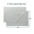 thumbnail image 6 of WelHome 2 Piece Bath Mat Set, 100% Cotton Floor Towels, 20" x 30", Terry Loop, Reversible, Machine Washable, Ultra Soft & Absorbent Bathtub Mats - High Rise, 6 of 6