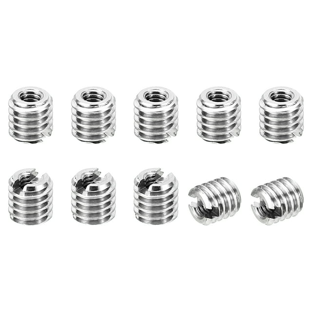 Unique Bargains Adaptateurs Filetés Manchon Réducteur Écrou M4 * 0,7 Mâle à M2 * 0,4 Femelle Réparation Insert Vis Réducteur 4mm 10 Pcs