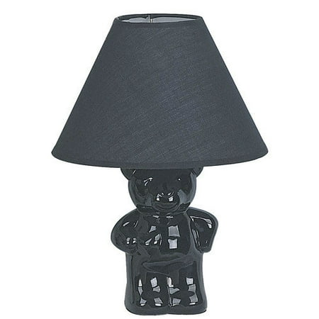 ORE Furniture Ceramic Teddy Bear 7.5'' H Table Lamp with Empire Shade