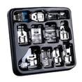 thumbnail image 1 of 11Pcs Sewing Machine Presser Feet Rolled Hem Foot Sewing Machine Accessories, 1 of 8