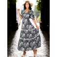 thumbnail image 4 of Vestido Largo Casual Mujer Fresco Cómodo Primavera Verano, 4 of 5
