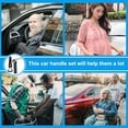 thumbnail image 5 of 3 in 1 Car Door Handle Assist For Elderly,Car Door Handle For Elderly,Vehicle Support Assist Handle with Window Breaker and Seat Belt Cutter, Car Door Automotive Handle Standing Aid Cane, 5 of 9