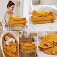 thumbnail image 7 of Dvumao Muslin Blanket With Ruffle Soft Breathable Cotton, 7 of 7