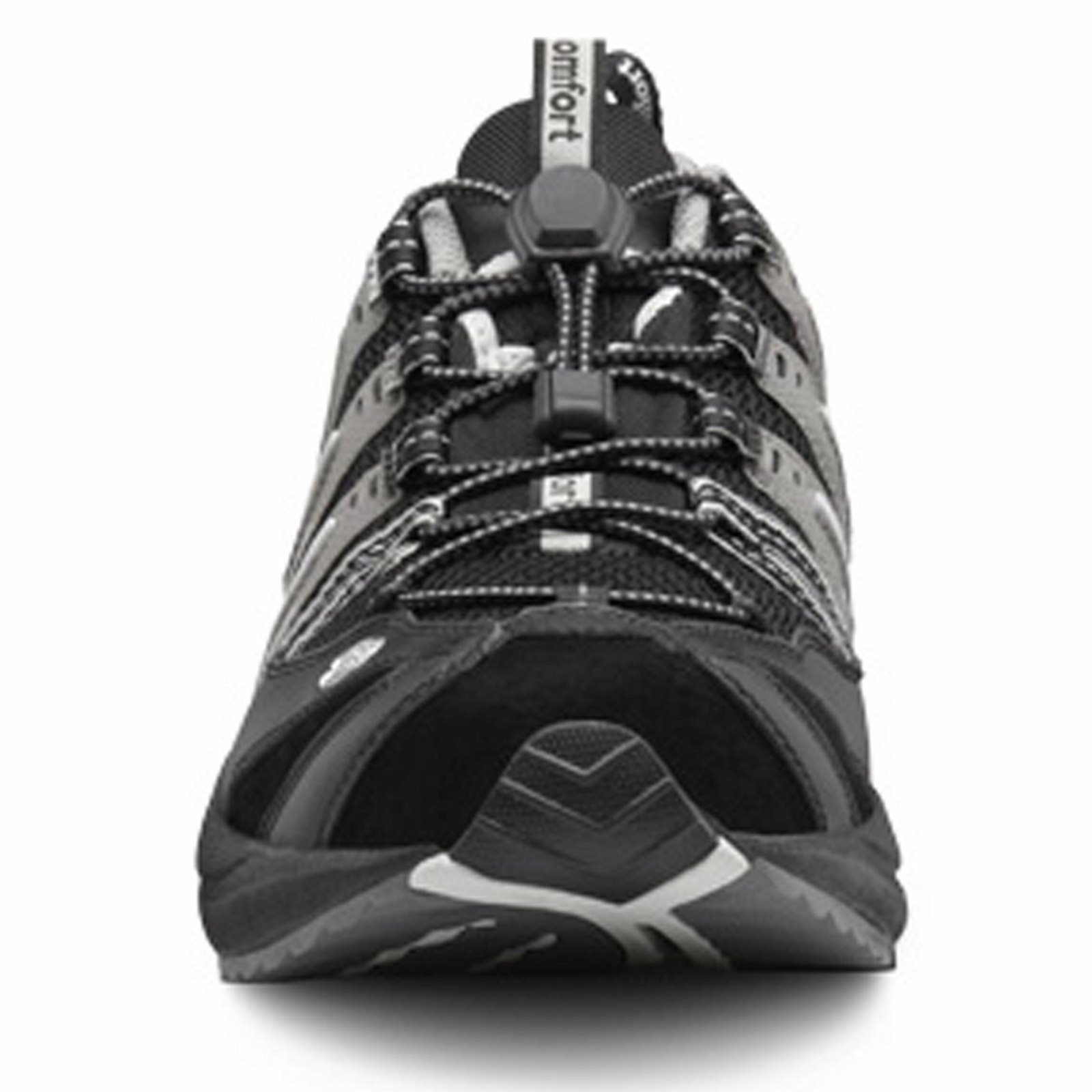 Dr. Comfort Performance Men's Athletic Shoe: 8.5 Medium (B/D) Metallic/Red Elastic & Standard Laces - image 4 of 5