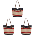 thumbnail image 1 of Bolso Hombro Paja para Mujer Playa Verano Con Colores Mano () Azul, 1 of 6