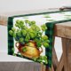 thumbnail image 4 of Camino de mesa para decoraciones del día de San Patricio, cubierta irlandesa, decoración de centro de mesa de cocina, hogar, vacaciones, verde primavera, 4 of 4
