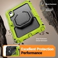 thumbnail image 5 of for Lenovo Tab M11/K11 LTE 2024 Case 11 inch, 360 Rotating Shockproof Cover with Stand, Handle, Shoulder Strap (TB330FU/TB330XU/TB331FC), Lime, 5 of 7