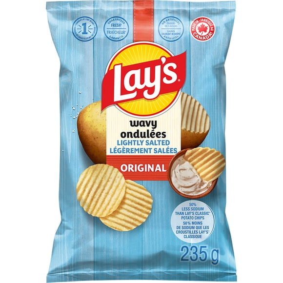 Lay’s Ondulées Croustilles Légèrement salées