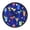 Cocktail Icons, variant on Indoor 12' Voice-Activated Luminous Decoration Wall Clock With LED Night Light Vibrant Colors