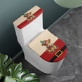 thumbnail image 2 of HELLHERO 2 Pack Toilet Seat Cover Set for Bathroom Accessories Highland Cattle Stretch Toilet Lid Seat Cover Universal, 2 of 4