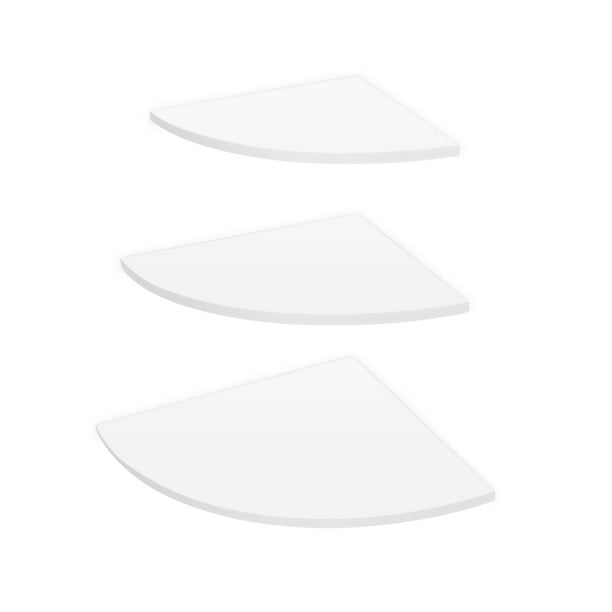 Peahefy Wall Shelf, Corner Wall Shelf,3Pcs Floating Corner Shelf Wall