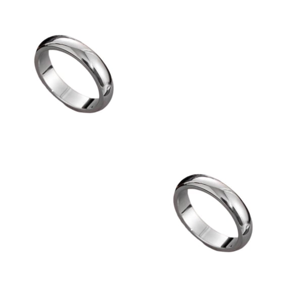 Anillo de boda Qarigey para Mujeres y Hombres aleación estilo moderno diseño simple